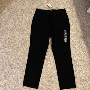 JCrew Essential Straight Leg Jeans. Black. Size 28